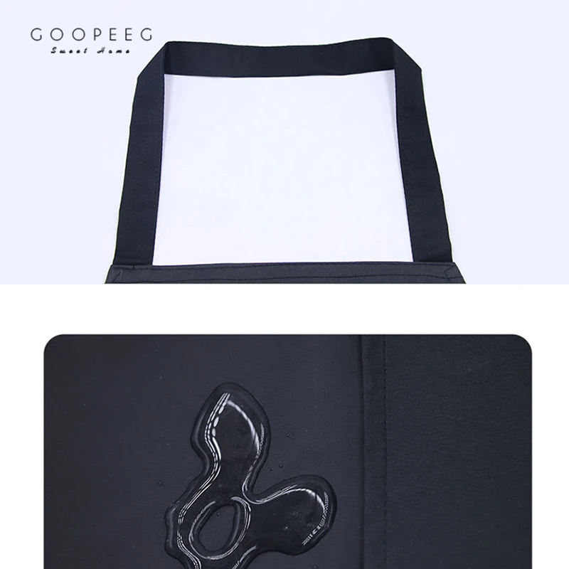 1Pcs Striped Waterproof Polyester Apron Woman Adult Bibs Home Cooking Baking Coffee Shop Cleaning Aprons Kitchen Accessory