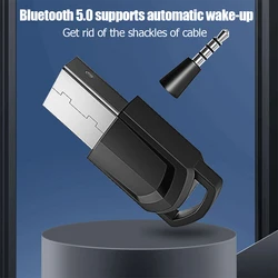 Adaptateur de casque sans fil, récepteur pour Console de jeu Ps5 Ps4, casque Pc, transmetteur Audio compatible Bluetooth 