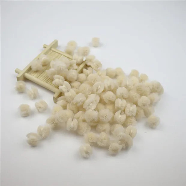 khaki pompon 50-200 шт 1,5 см цветные шарики из пряжи, сделай сам, товары для рукоделия, кружевные газовые сетчатые Цветочные шары, детские головные уборы, украшения, аксессуары для волос, материал - Цвет: khaki pompon