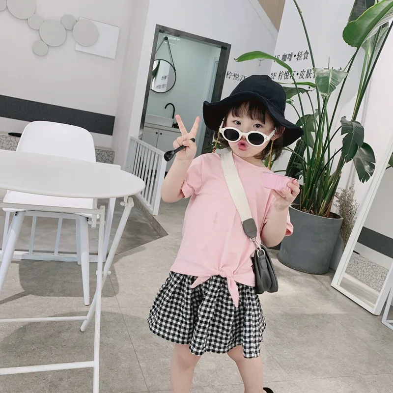 Cong Little Sister/ г. Летние новые стильные детские шорты с гусеничным принтом брюки-кюлоты в Корейском стиле для девочек детские повседневные штаны, модная одежда