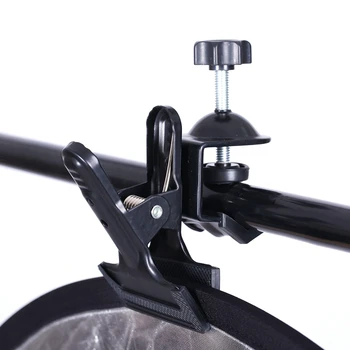 

U-Shaped Clamp Strong Spring Clip Bracket Holder for Photo Studio Reflector Background Bacdrop Light Stand Kit