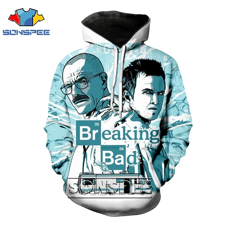 

Funny hoodies rock streetwear 3D Print Men Breaking Bad hoodie women harajuku Sweatshirt Chemistry fashion shirt anime cartoon