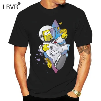 

Homer Simpson astronaut T-Shirt Clothes Popular T-Shirt Crewneck 100% Cotton Tees Humor Tee Shirt 100% Cotton Tops Graphic