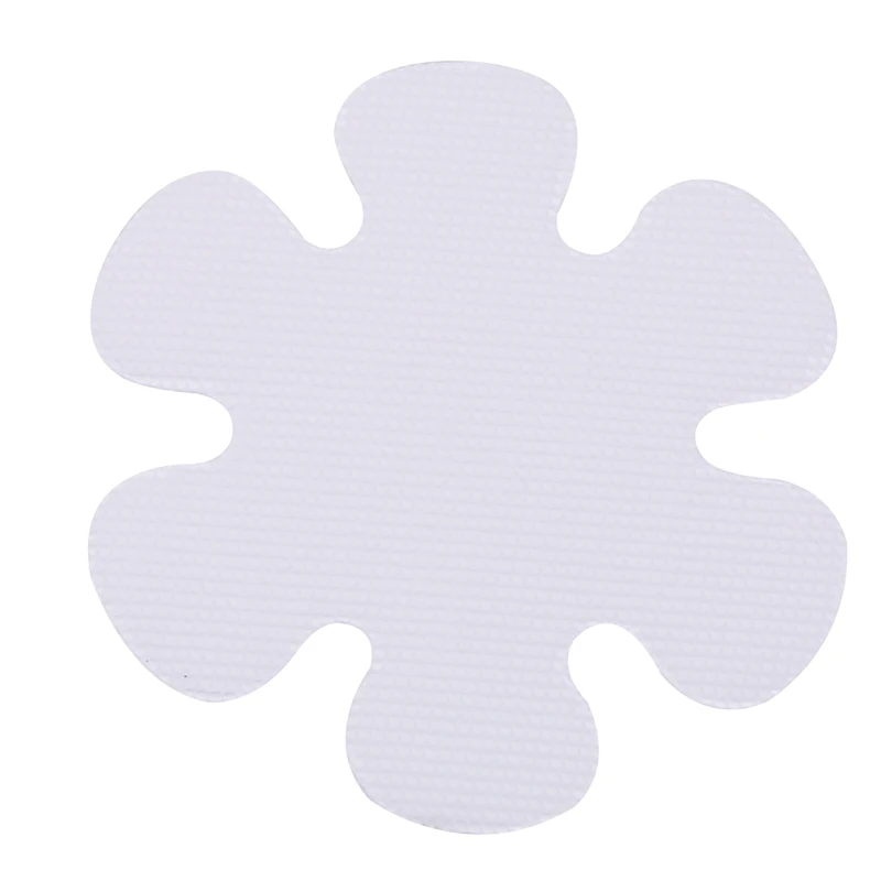 flower(20PCS) Новинка безопасные противоскользящие наклейки безвредные PEVA DIY для ванной кухни цветок круглой формы противоскользящие наклейки Нескользящие - Цвет: flower(20PCS)