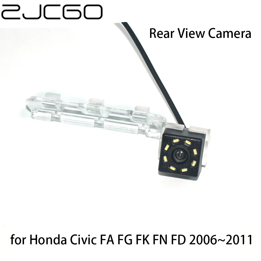 

ZJCGO CCD HD Car Rear View Reverse Back Up Parking Night Vision Waterproof Camera For Honda Civic FA FG FK FN FD 2006~2011