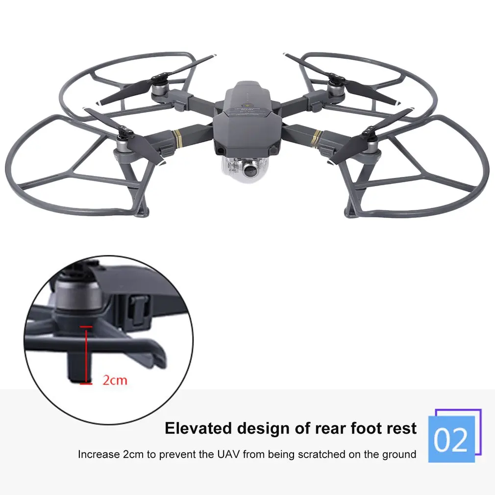 Защита пропеллера для DJI MAVIC PRO Радиоуправляемый Дрон Квадрокоптер Опора бампер кольцо защита рамка Дрон защитные аксессуары