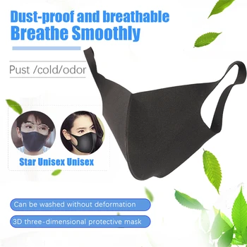 

Upgrade Anti Dust and Smoke Pollution Mask Adjustable Straps Washable Respirator Mask Mouth Nose Face Mask Windproof Hot Sale
