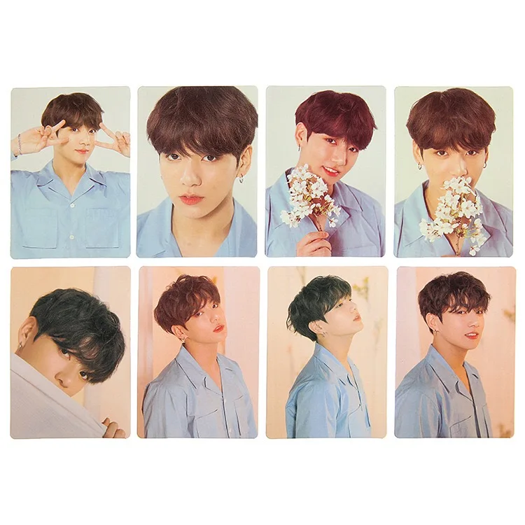 Южнокорейские группы K POP Bangtan Boys альбом карта души: PERSONA Paper Lomo карты HD Фотокарта Suga