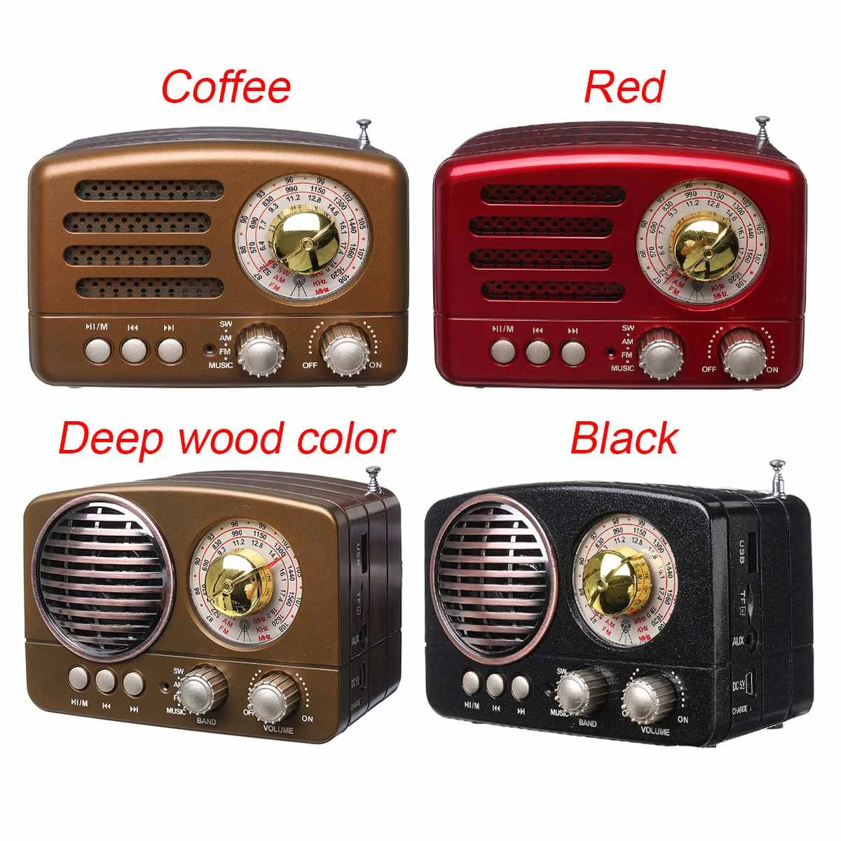 retro radio bluetooth speaker