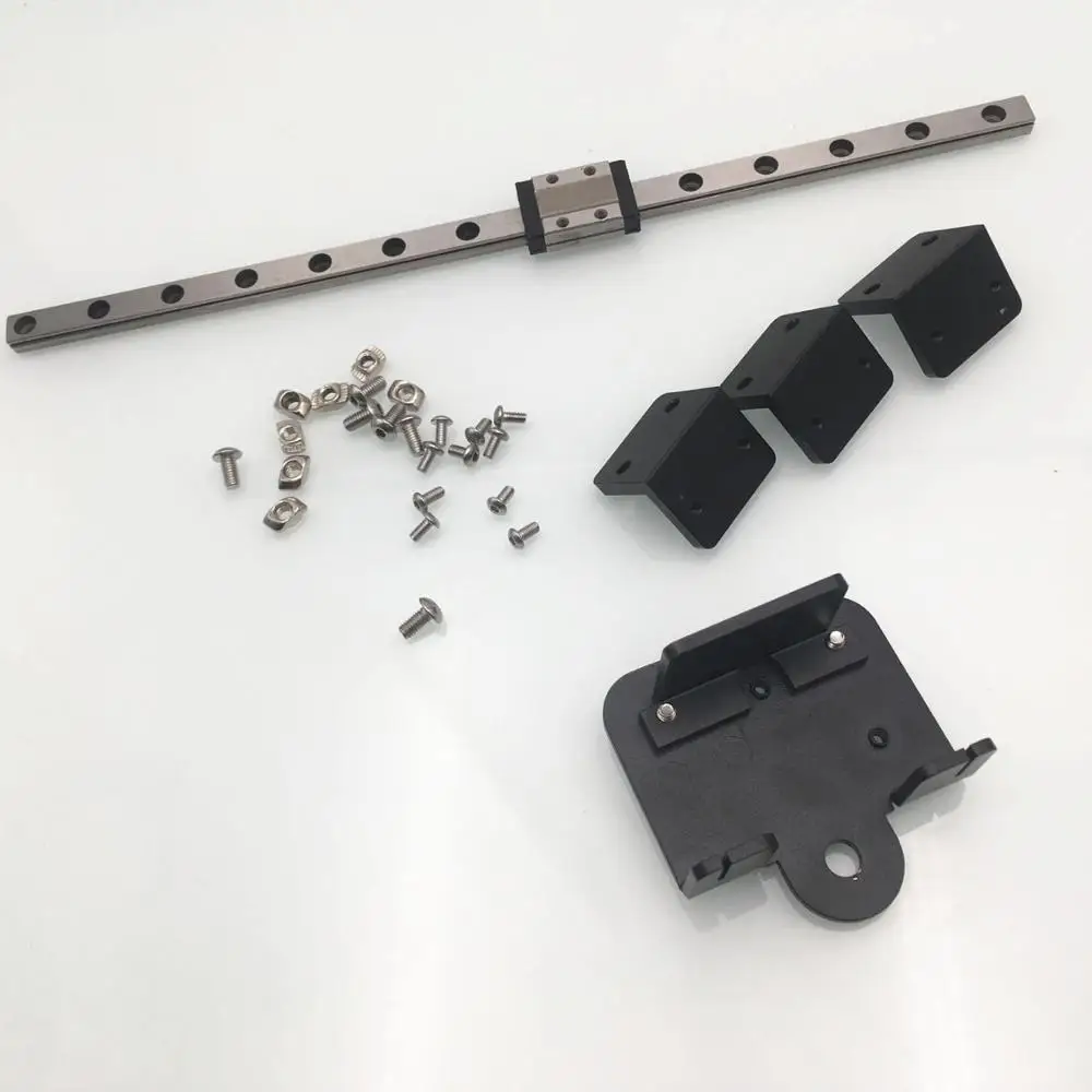 Creality CR 10S S4 S5 Ender 3 3D принтер X axis mgn9h inear rail upgrade kit алюминиевый линейный рельсовый мод