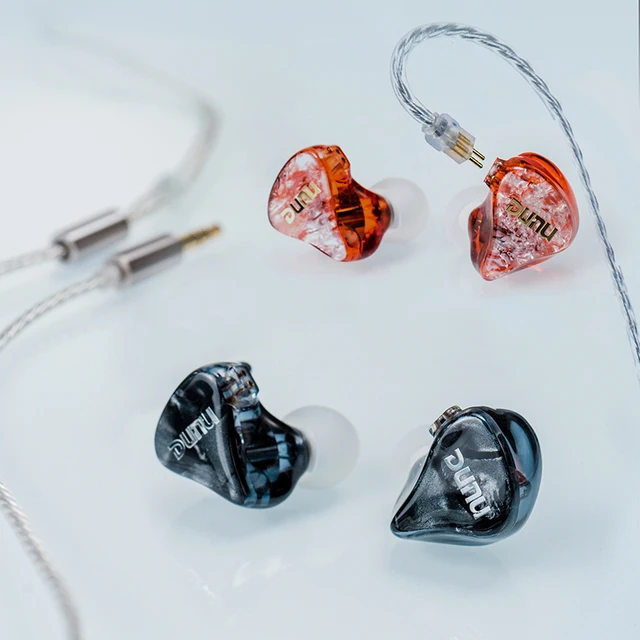 DUNU DM480 Titanium Dual Dynamic Driver In-ear Earphone with 2 Pin/0.78mm Detachable Cable 3D Printed Shell DM-480 6