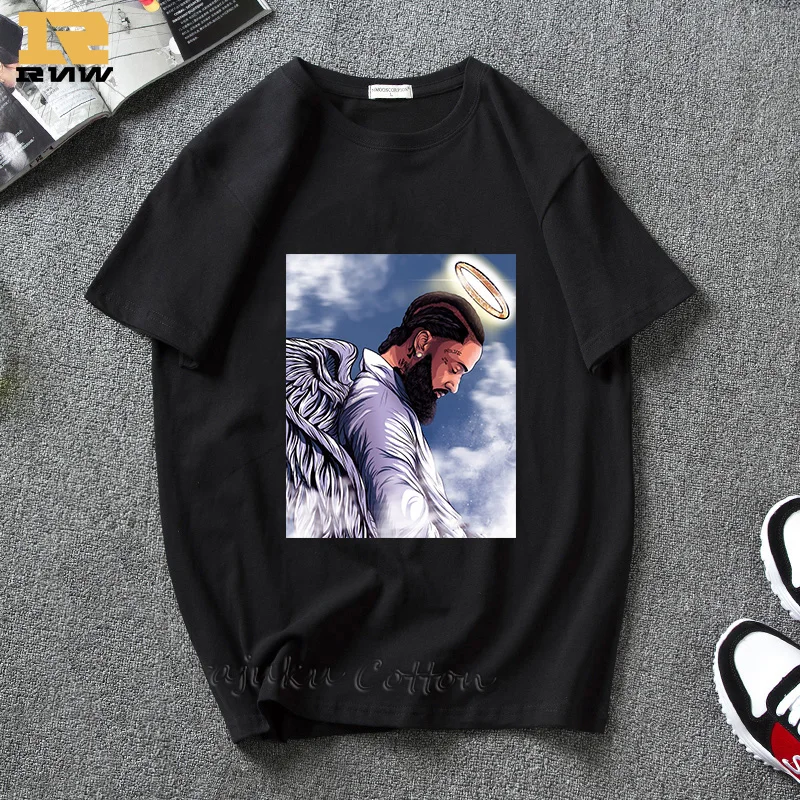 Хип Хоп мода Nipsey Hussle 3D летние Harajuku мужские/женские футболки с короткими рукавами унисекс уличная одежда модная одежда