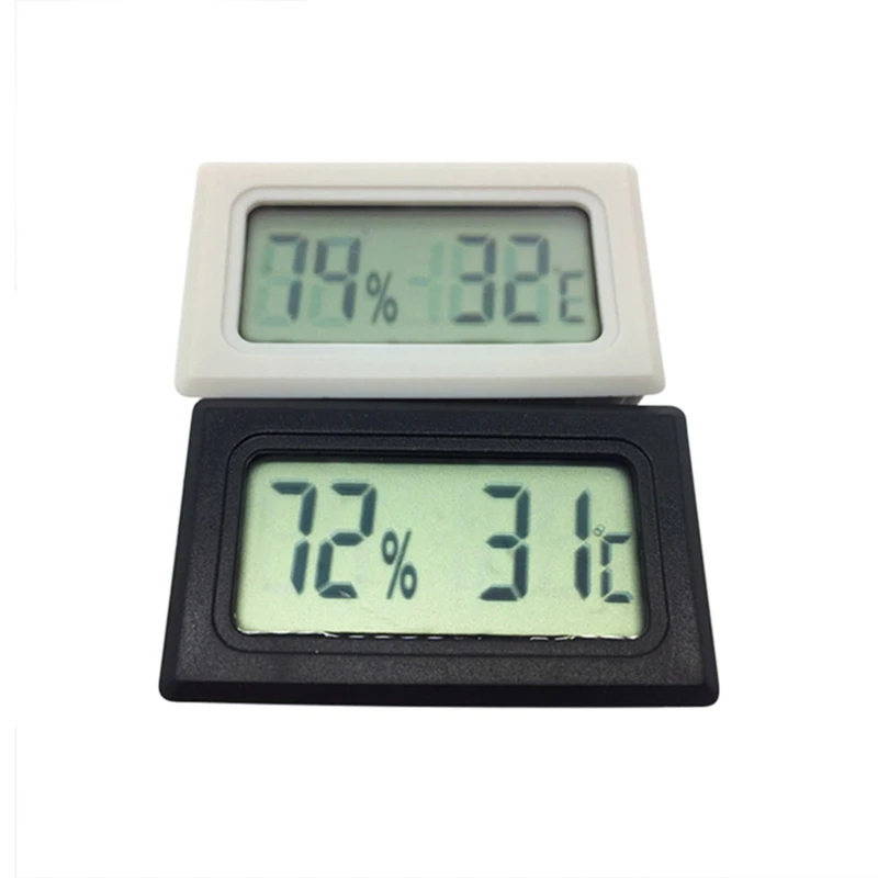 Indoor Outdoor Thermometer, Precision Products Wireless LCD Digital Thermometer Temperature Record Clock