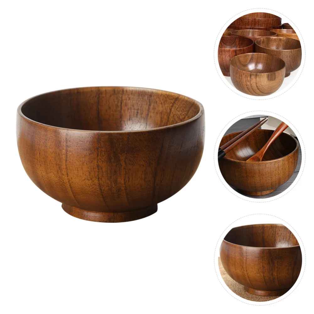 1 шт. 12x6.7CM практичный из дерева салатник утепленные | Дом и сад