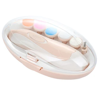 

Safe Electric Nail Clipper Cutter Baby Nail Trimmer Manicure Pedicure Clipper Cutter Scissors Kids Infant Nail Care Pink