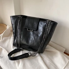 Женские новые сумки через плечо от известного бренда с цепочкой, вместительные повседневные сумки через плечо, модные женские сумки-тоут