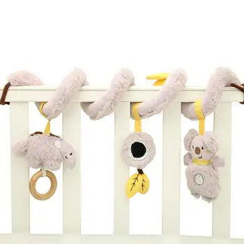 

Kidlove Baby Plush Rattle Toy Music Box for Crib Spiral Hanging Infant Stroller Bed