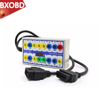 

OBD2 Breakout Box Car OBD 2 Break Out Box Car Protocol Detector Auto Can Test Box Automotive Connector Car-detector Obd2 Scanner