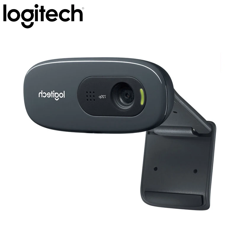 Logitech C270 HD Vid 720P USB камера Веб-камера с Micphone USB 2,0 Поддержка официальный тест для ПК Lapto Видеозвонок веб-камера 720P