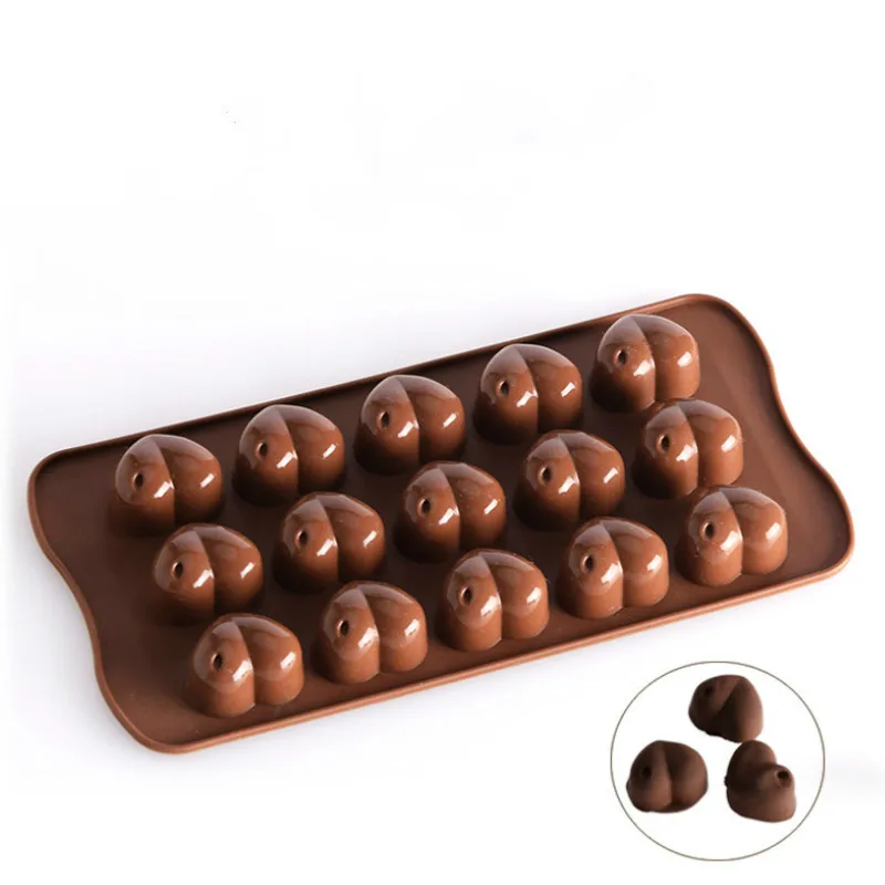 15 ячеек любовь силиконовая искусственная форма для шоколада конфет тортов