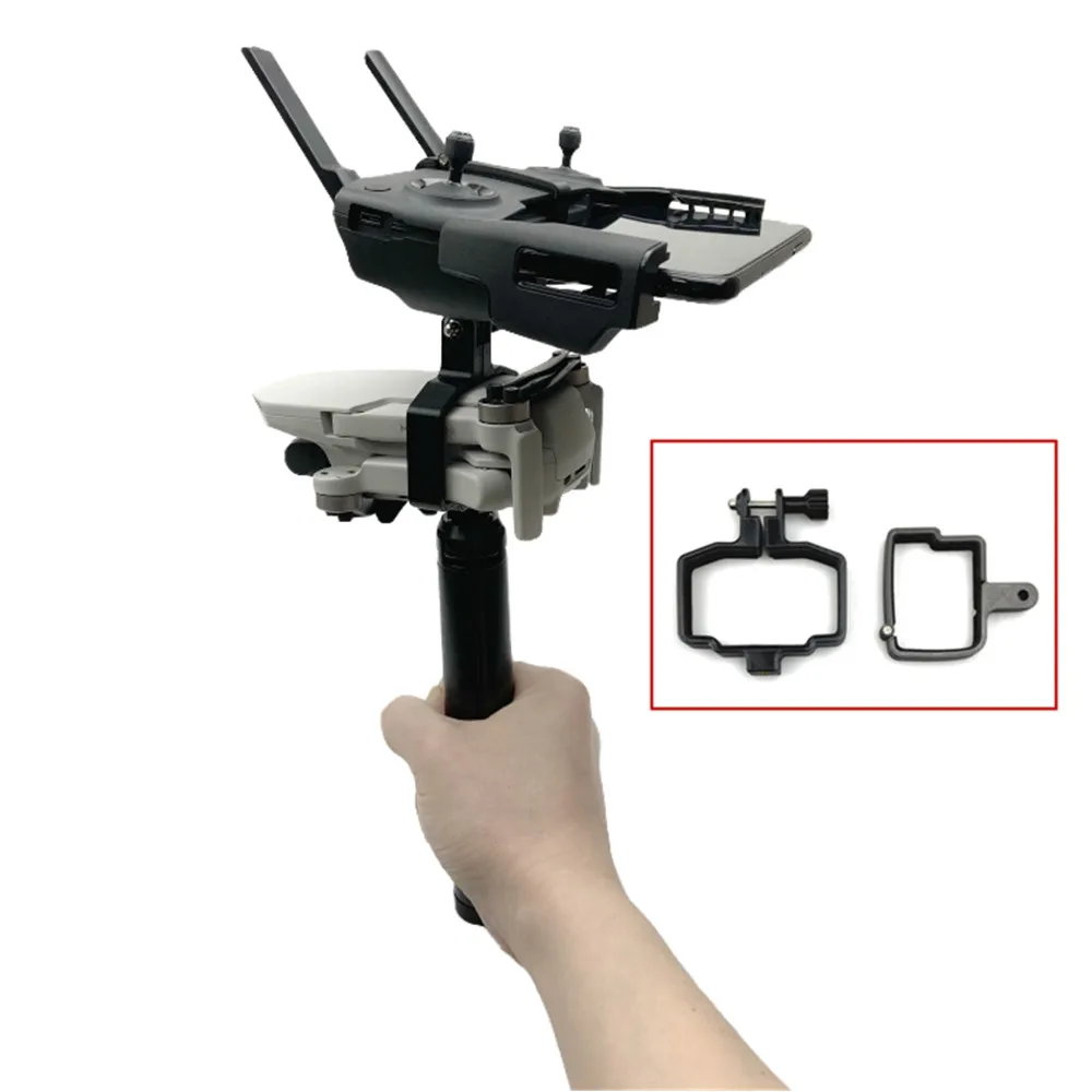 Super Sale ASG Handheld Gimbal Camera Stabilizer Monitor Controller Tripod Holder Clip Bracket For DJI Mavic Mini Accessories 