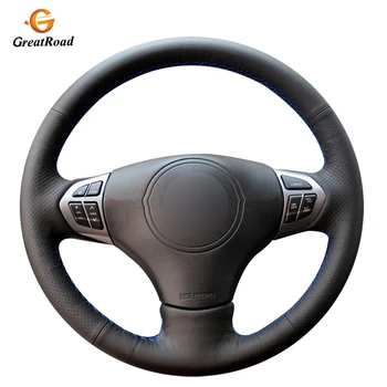 

Hand-stitched Black PU Artificial Leather Car Steering Wheel Cover for Suzuki Grand Vitara 2007-2013