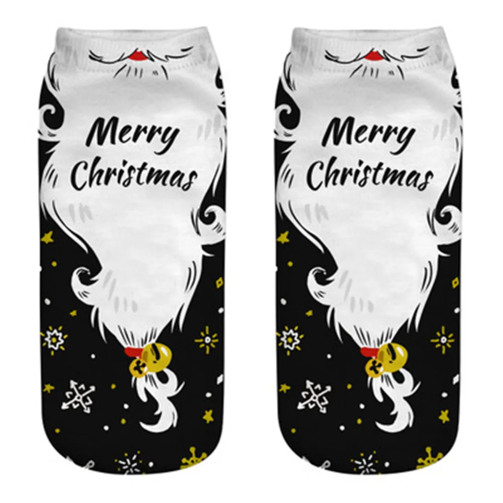 1 пара, зимние женские носки теплые шерстяные рождественские носки до середины икры удобные шерстяные носки со снежинками и оленями, милые носки для девочек, Прямая поставка 923