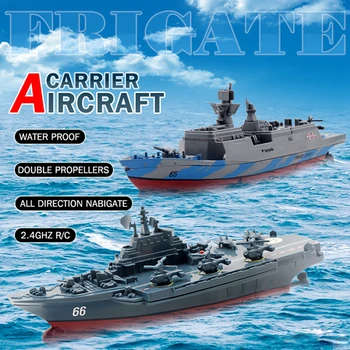 

RC Boat 2019 New Remote Control Challenger Aircraft Carrier RC boat Warship Battleship Simulation Model