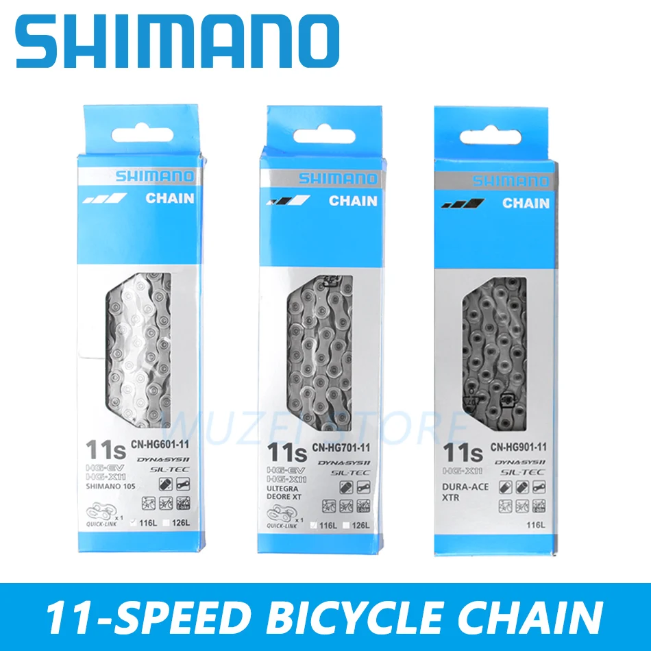 Bicycle Chains Bicycle Chain SHIMANO KMC 8/9/10/11/12Speed Chains 112/114/116/118/126 Links M6100 M8100 HG71 HG601 HG54 HG40 Road MTB Bicycle Chains