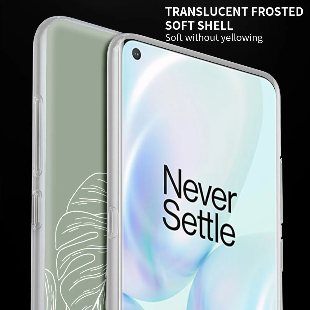 Art Retro Abstract Geometry Matte Soft Phone Case For OnePlus 7 7T 8 Pro 8T 5G 9 9R One Plus Z Nord N10 N100 Back Cover Coque