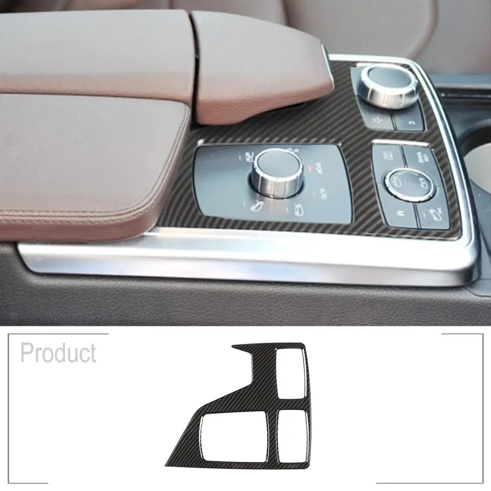 

For Mercedes-Benz GLE ML 2012-2019 GLGLS 2013-2019 Car Central Control Multimedia Panel Trim Panel Car Accessories