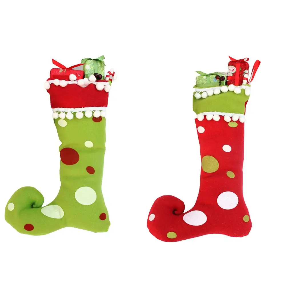

New Christmas stockings hanging fabric boots New Christmas stockings hanging fabric boots New Christmas stockings hanging fabric