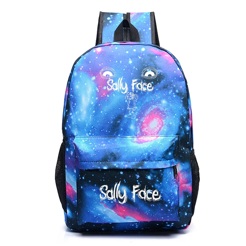 19 Высокое качество Sally Face рюкзак для учеников, мальчиков и девочек обратно в школьный подарок сумки Мода Холст Путешествия Mochila для мужчин и женщин подростков - Цвет: 19