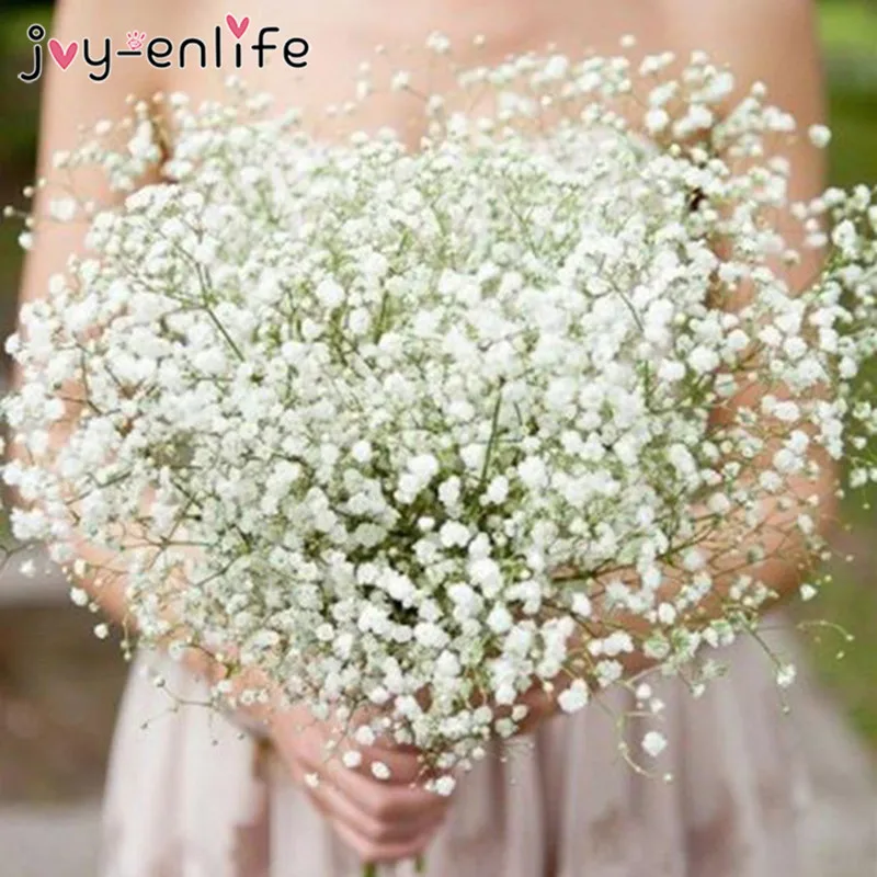 

1/2pcs 20cm White Gypsophila Artificial Flowers Wedding DIY Bouquet Decorative Babies Breath Fake Flower Home Party Decorations