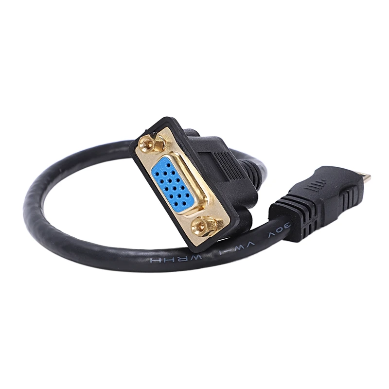 Мини hdmi для VGA M/F Соединительный кабель адаптер конвертер 0 3 м 1 фут| |