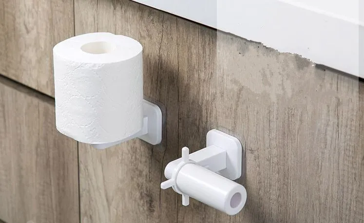 Самоклеящаяся бумажная вешалка для полотенец настенное крепление Туалетная подставка для конусов вешалка для полотенец cno сверлильная