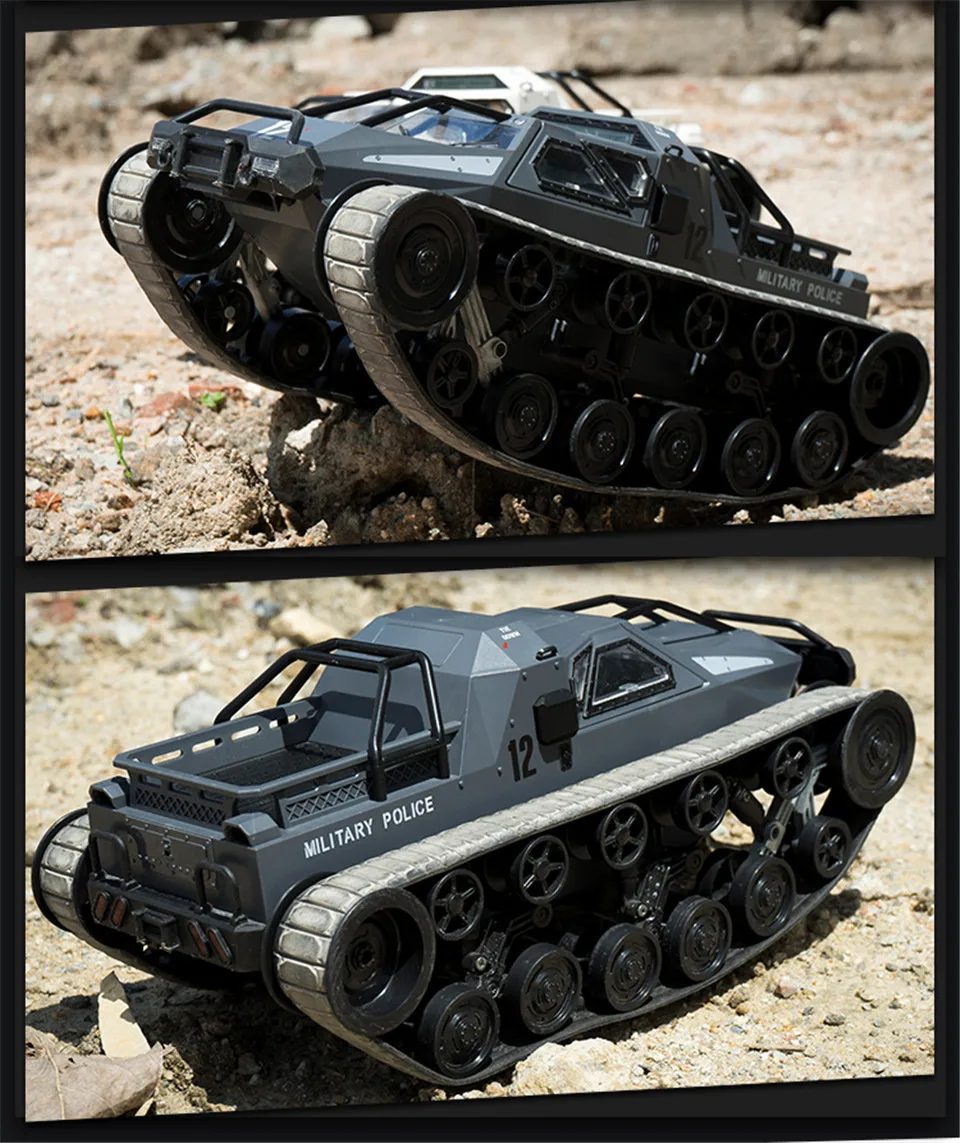 Радиоуправляемый Танк обновленный 1/12 4WD симулятор высокоскоростной Дрифт Танк внедорожная модель автомобиля EV2 Танк перезаряжаемый 380 мотор 7,4 в 1200 мАч Lipo