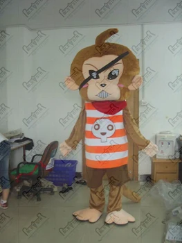 

custom cartoon pirate monkey mascot costumes hot sale monkey costumes