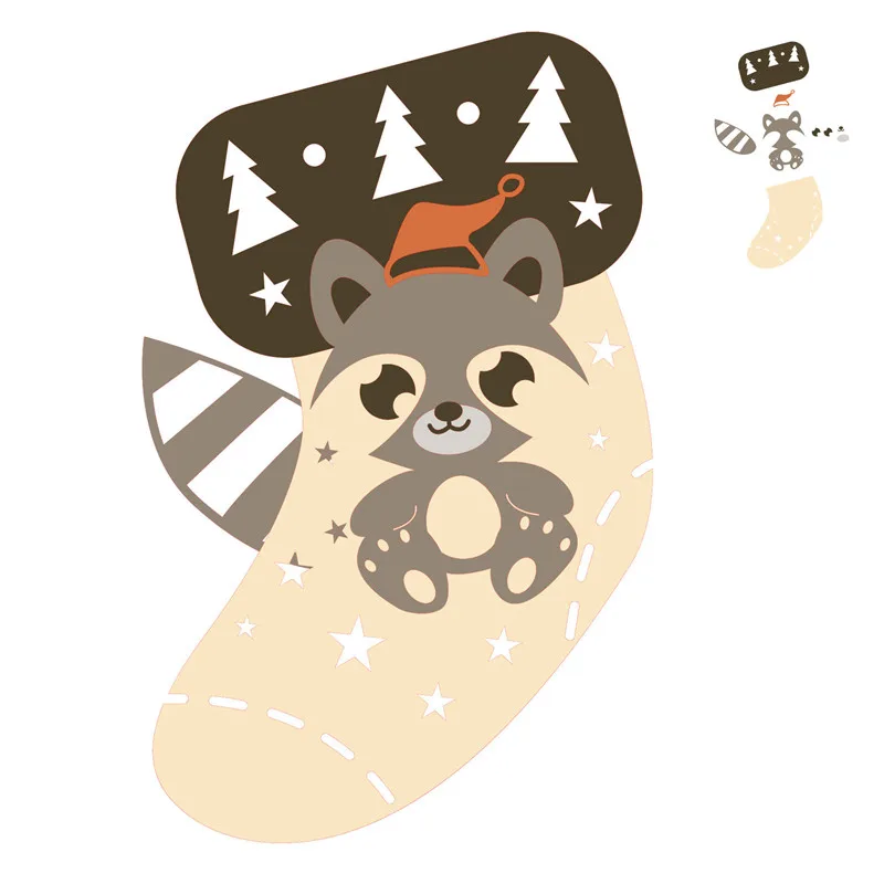

InLoveArts Christmas Socks Dies Animal Metal Cutting Dies New 2019 Card Making Scrapbooking Embossing Cuts Stencil Craft Dies