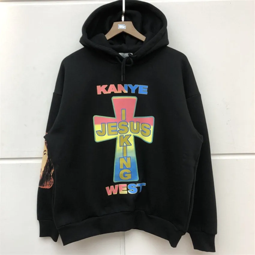 2 Новые и надписью «Jesus Is King пуловер Kanye West Толстовка Для мужчин Для женщин высокое качество пуловер - Цвет: 2
