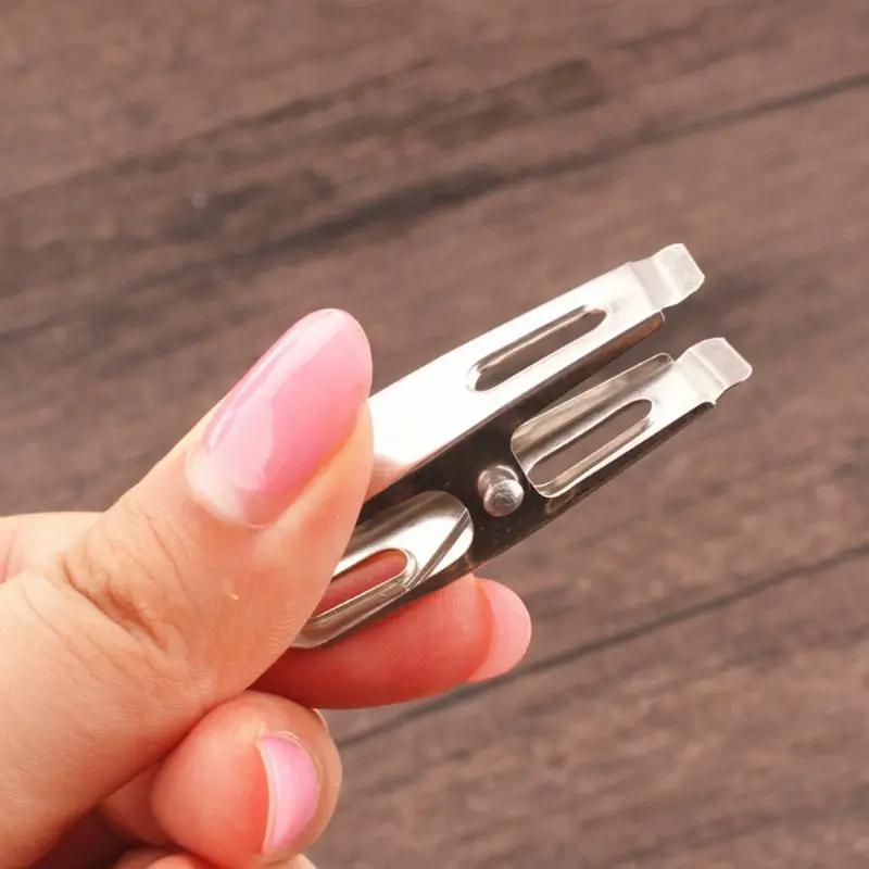 40 шт. нержавеющая сталь Одежда колышки металлические зажимы носки Зажимы Одежда булавки зажимы уплотнительный зажим