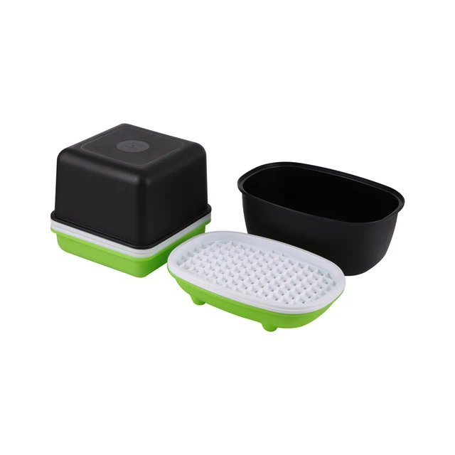 1 Pc Magvágó Tálca Hidroponikus Földimogyoró -Box Bab Borsó Búza Palánta Spruter Termeszti Csírázást Kell Végződő Ültetési Edény - Image 2