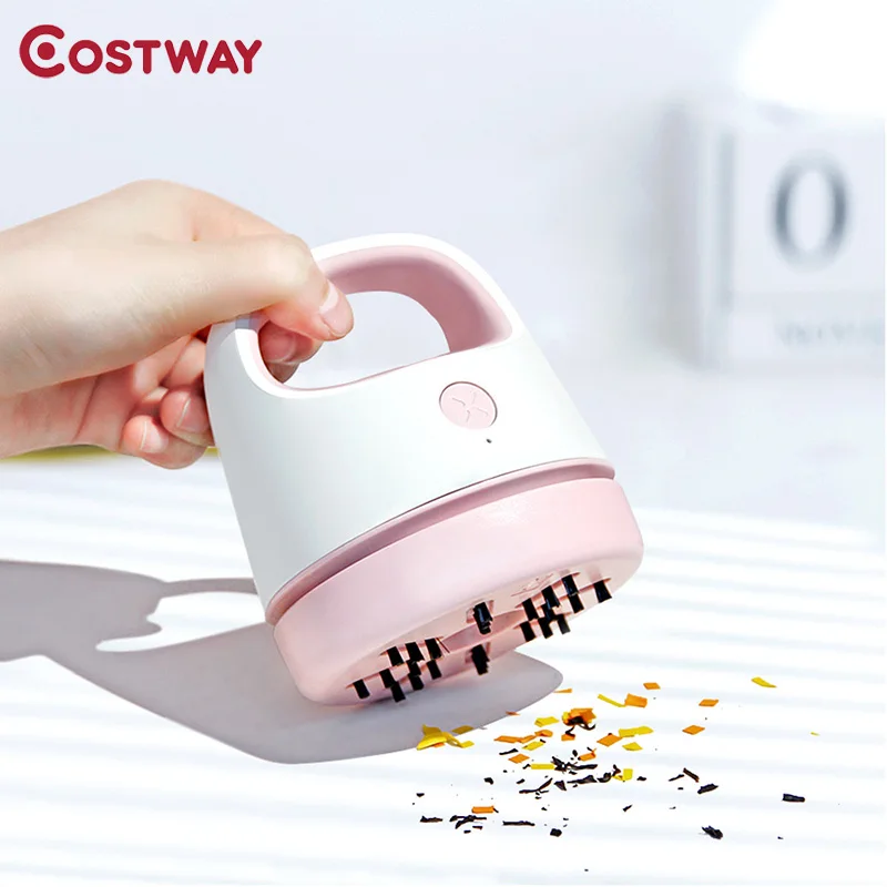

Costway Portable Desktop Handheld Vacuum Cleaner Household Keyboard Mini Cleaner Charging Wireless Portable Vacuum Cleaner