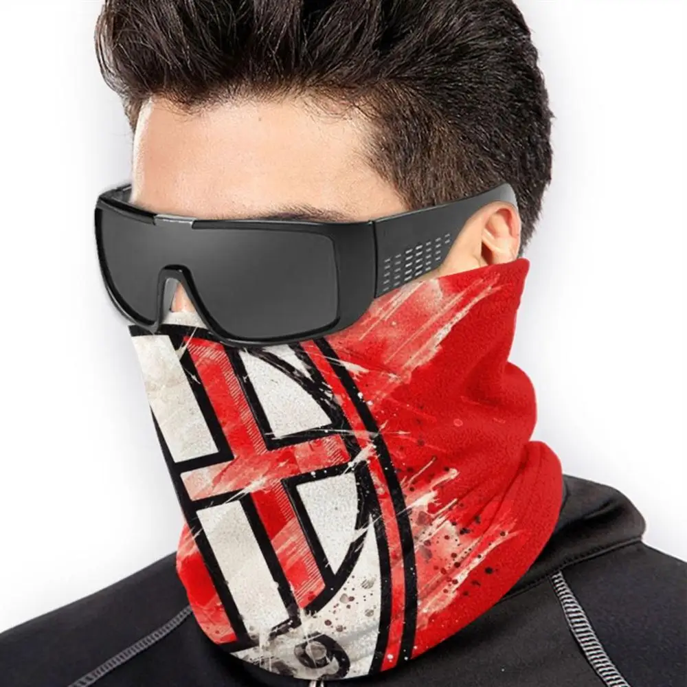 mens head wrap bandana Milan A.c Bandana Scarf Mask Scarfs Neck Warmer Headwear Soccer Milan Italy Italia Roma England Ronaldo Rossoneri Brazil Calcio men wearing scarves