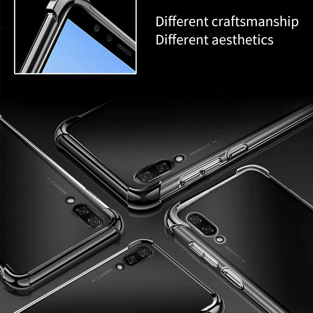 Чехол для телефона Airbag Ani-knock для Xiaomi Redmi Note7 Note8 Pro прозрачный противоударный чехол для Xiaomi Redmi K20 7A Note 8 7 Pro