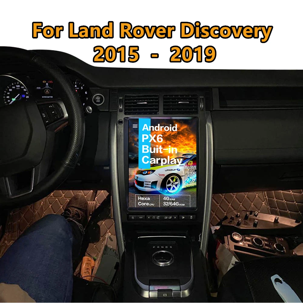Для Land Rover Discovery Android radio 2015 2019 автомобильный мультимедийный плеер PX6 tesla стерео
