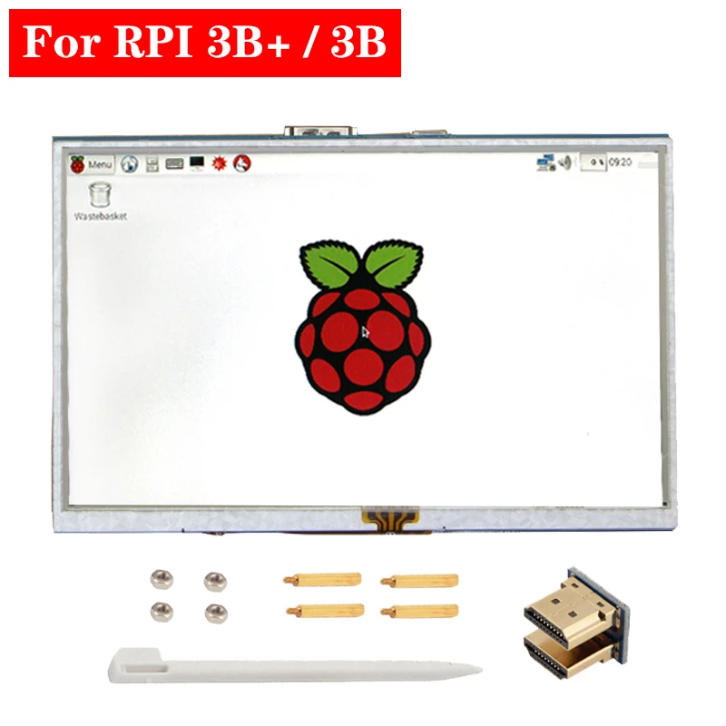 5 дюймов Raspberry Pi 4 lcd HDMI сенсорный экран дисплей TFT модуль светодиодной панели 800*480 для Raspberry Pi 4 Raspberry Pi 3 Model B/B