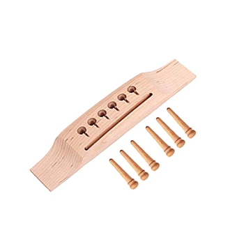 

SEWS-6 Strings Acoustic Guitar Wooden Bridge Pins Musical Instrument Accessories