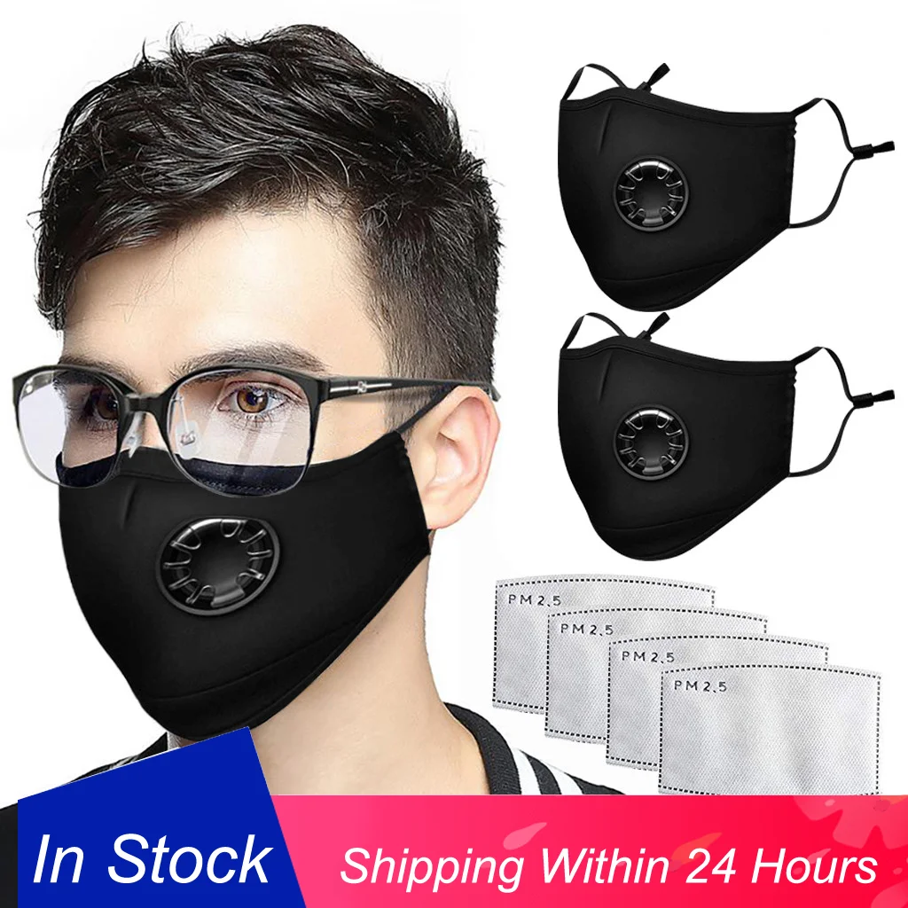 

FFP3 Mask Black Mouth Mask Unisex Cotton Face Mask Anime Mask For Cycling Camp Mascherine Antiviru