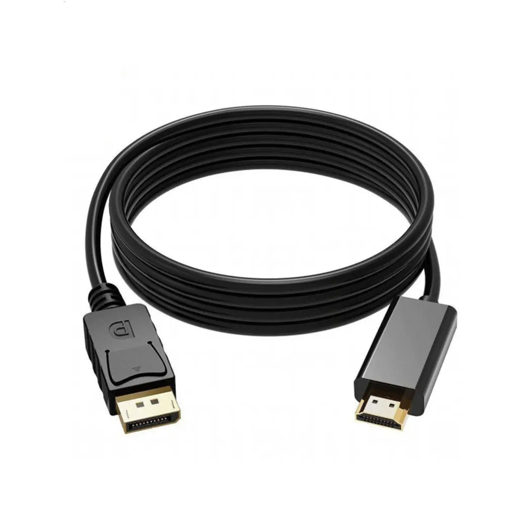 Новинка 1 8 м порт дисплея вилка DP к HDMI кабель адаптер конвертер 4K ноутбук ПК